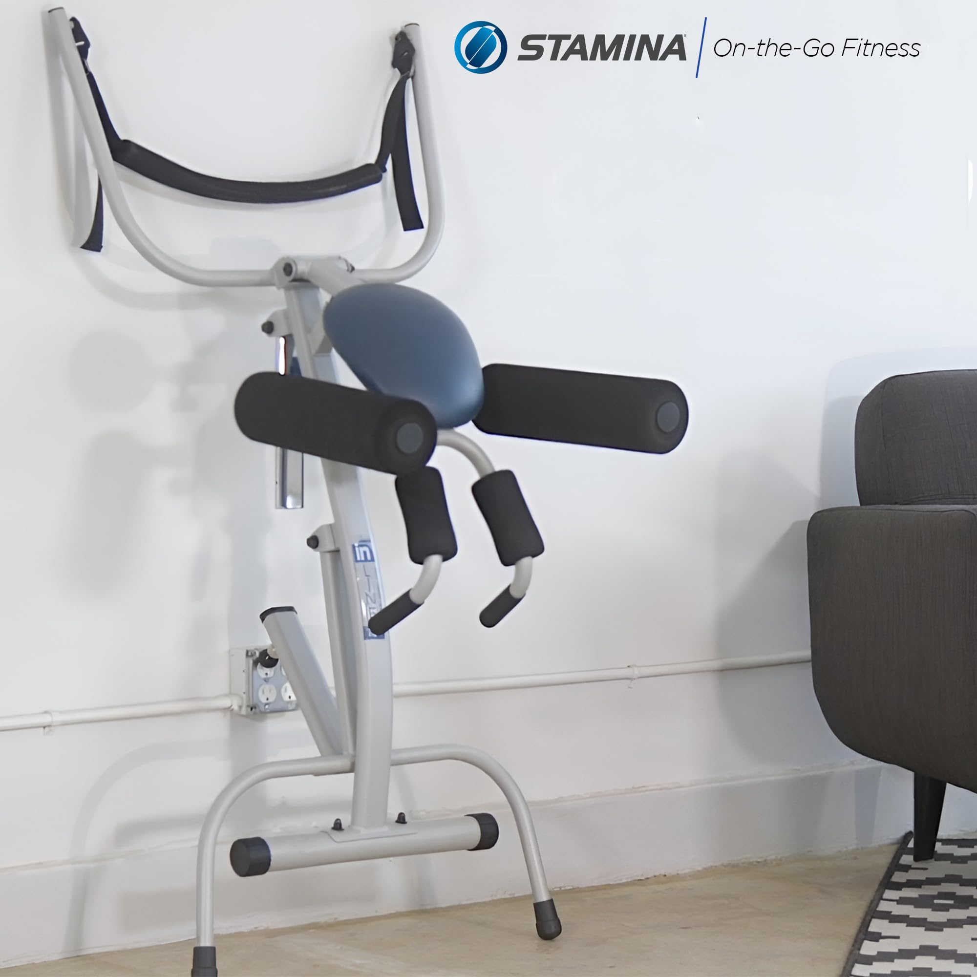 Stamina InLine Traction Control System - Back Pain Relief & Spine Decompression Device for Home Use | Improves Posture & Alleviates Neck/Shoulder Pain | Perfect for Office Workers & Chronic Pain Sufferers