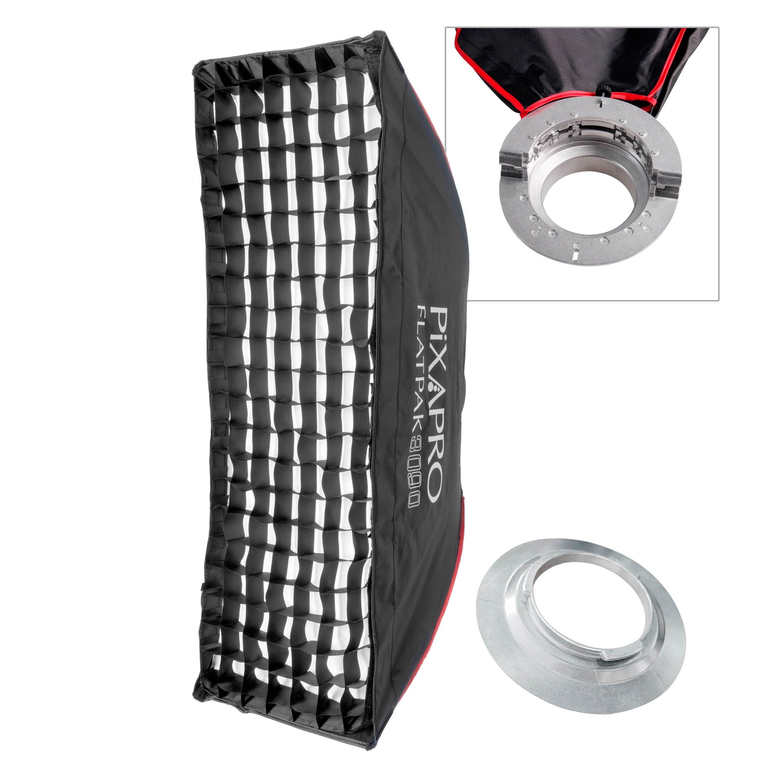 30x90cm Easy Open Two Diffusion Strip FlatPak Softbox - Patented Design for Professional Photography & Video Lighting - Perfect for Studio, Portrait, and Product Shoots