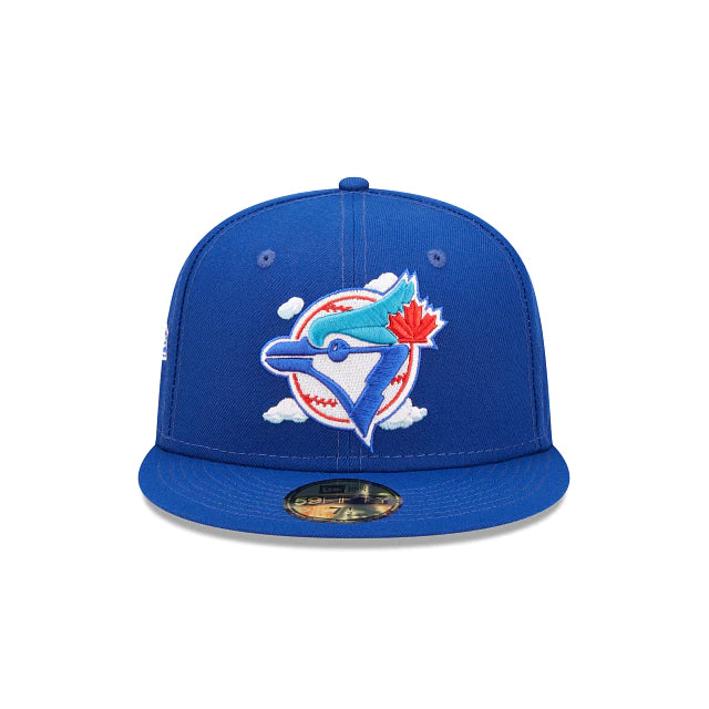 Toronto Blue Jays 1992 World Series Blue 59FIFTY Fitted Baseball Cap for Men - Perfect for Game Day, Sports Events & Casual Wear