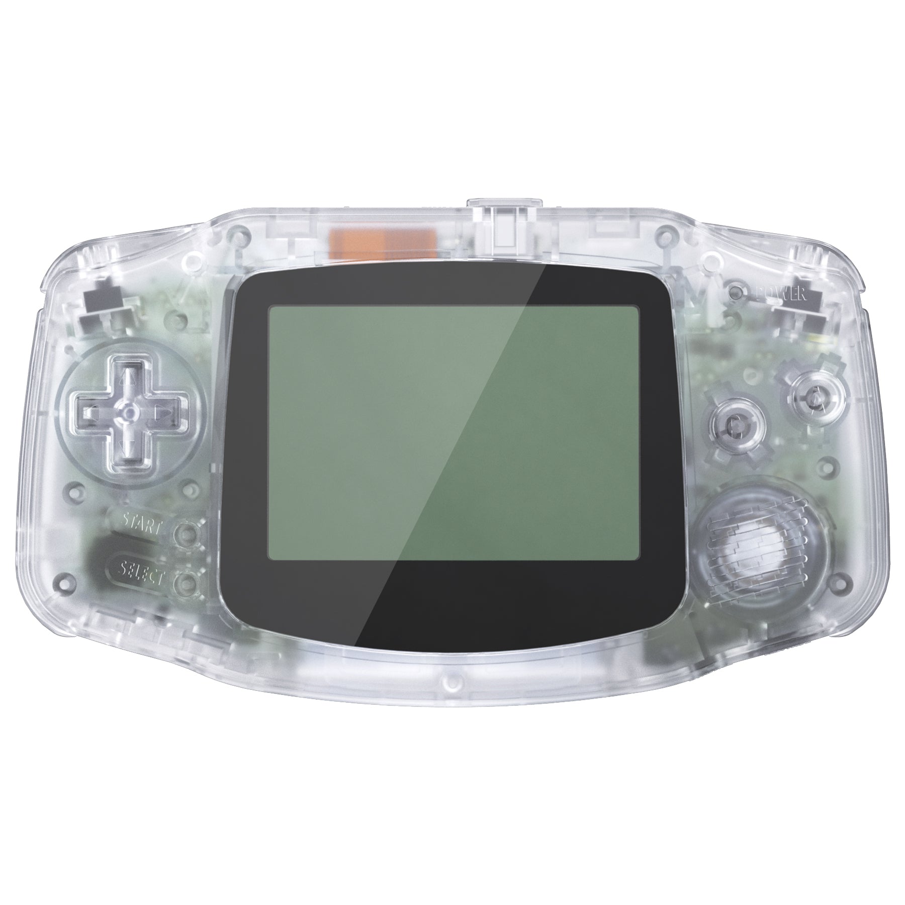 eXtremeRate Clear GBA Replacement Shell with Buttons - Full Housing Cover Compatible with Gameboy Advance IPS & Standard LCD (Console & Screen Not Included) - Perfect for GBA Modding and Retro Gaming Enthusiasts