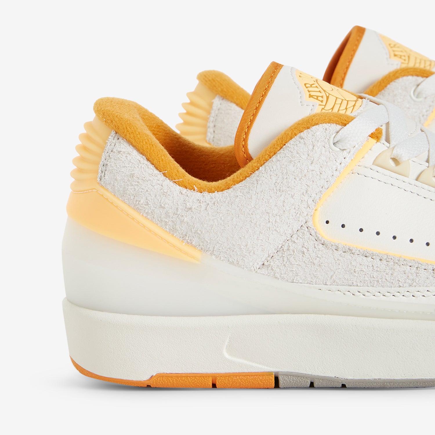 Air Jordan 2 Retro Low Sneakers - Sail/Melon Tint/Light Curry/Cobblestone Colorway | Men's Basketball Shoes for Streetwear & Casual Outfits