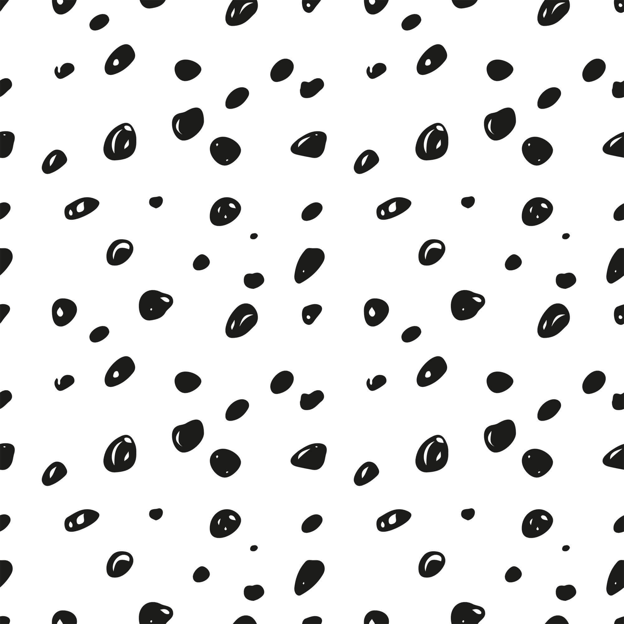 White and Black Seamless Peel & Stick Removable Wallpaper - Self-Adhesive Home Decor for Bedroom, Living Room, Kitchen - Easy to Apply & Remove - 2232