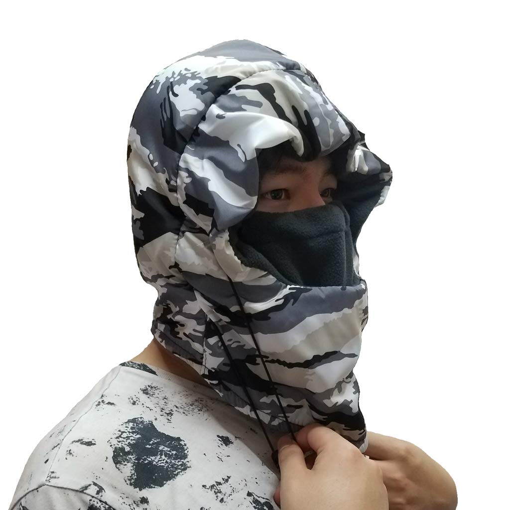 Waterproof Fleece Balaclava Ski Mask - Winter Face Cover for Skiing, Snowboarding, Biking & Outdoor Activities - Windproof Cold Weather Neck Warmer & Face Protection