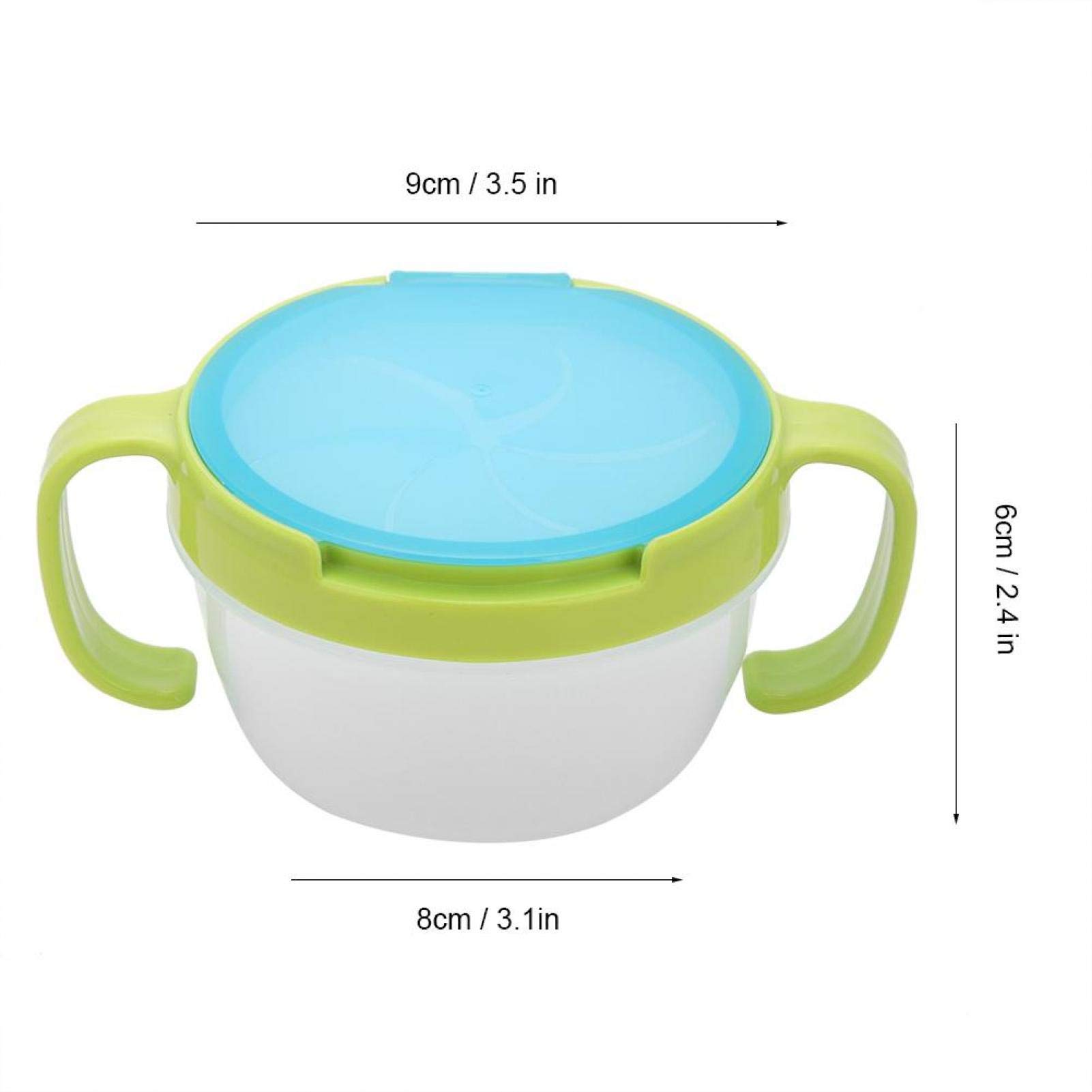 3NH® Round BPA-Free Candy Jar with Dual Handles - Safe & Durable Candy Storage Container for Kids, Toddlers, Boys & Girls - Perfect for Home, Party Favors & Classroom Treats (Green)