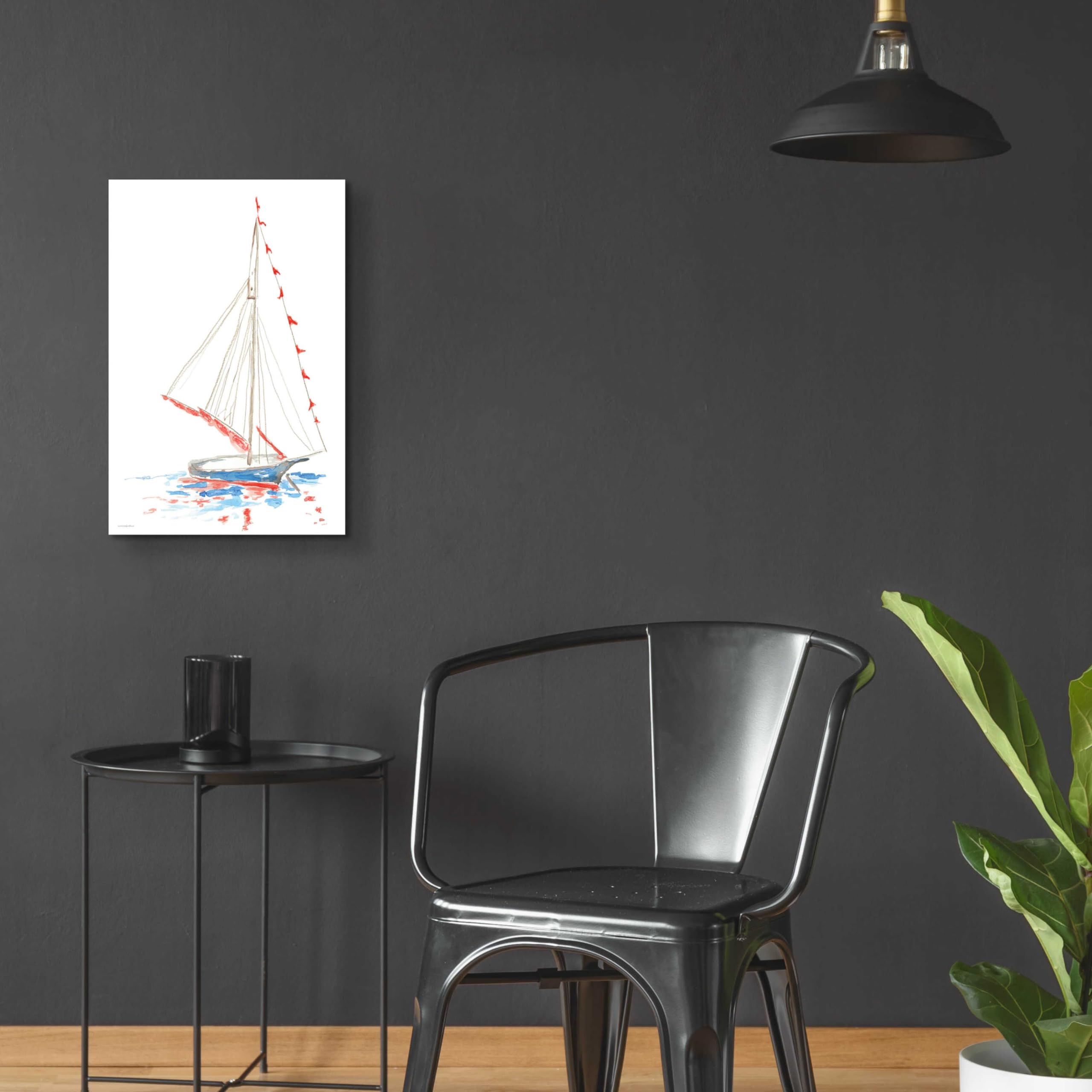 Epic 'Boat Parade' Acrylic Glass Wall Art by Kamdon Kreations - 16x24 Inches Modern Home Decor for Living Room, Bedroom & Office