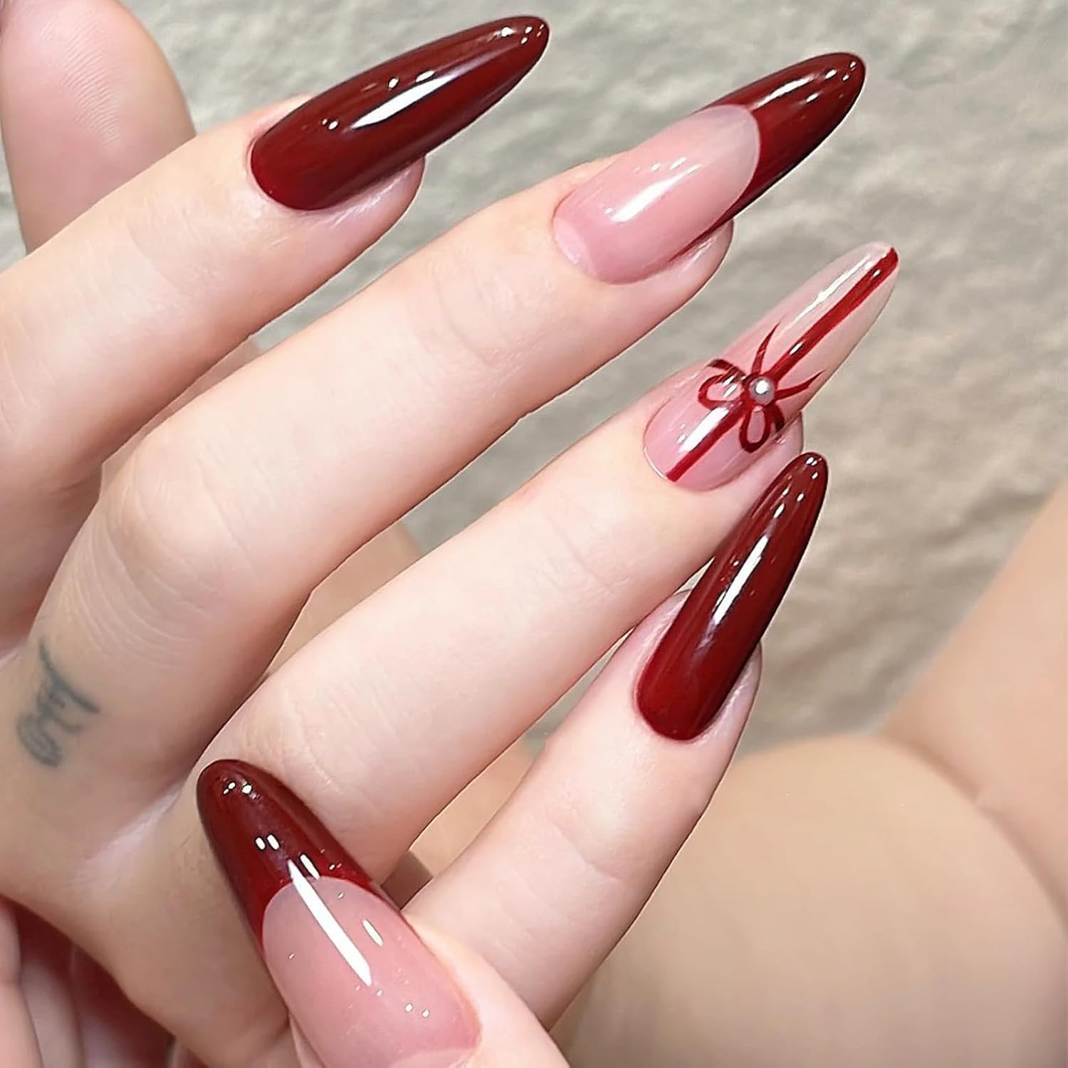 Cherry Red Nail Polish - 12ml Quick Dry Nail Lacquer for Nail Art, Long Lasting Varnish (0.41 fl oz) - Perfect for Manicures, Pedicures & Salon Nail Designs