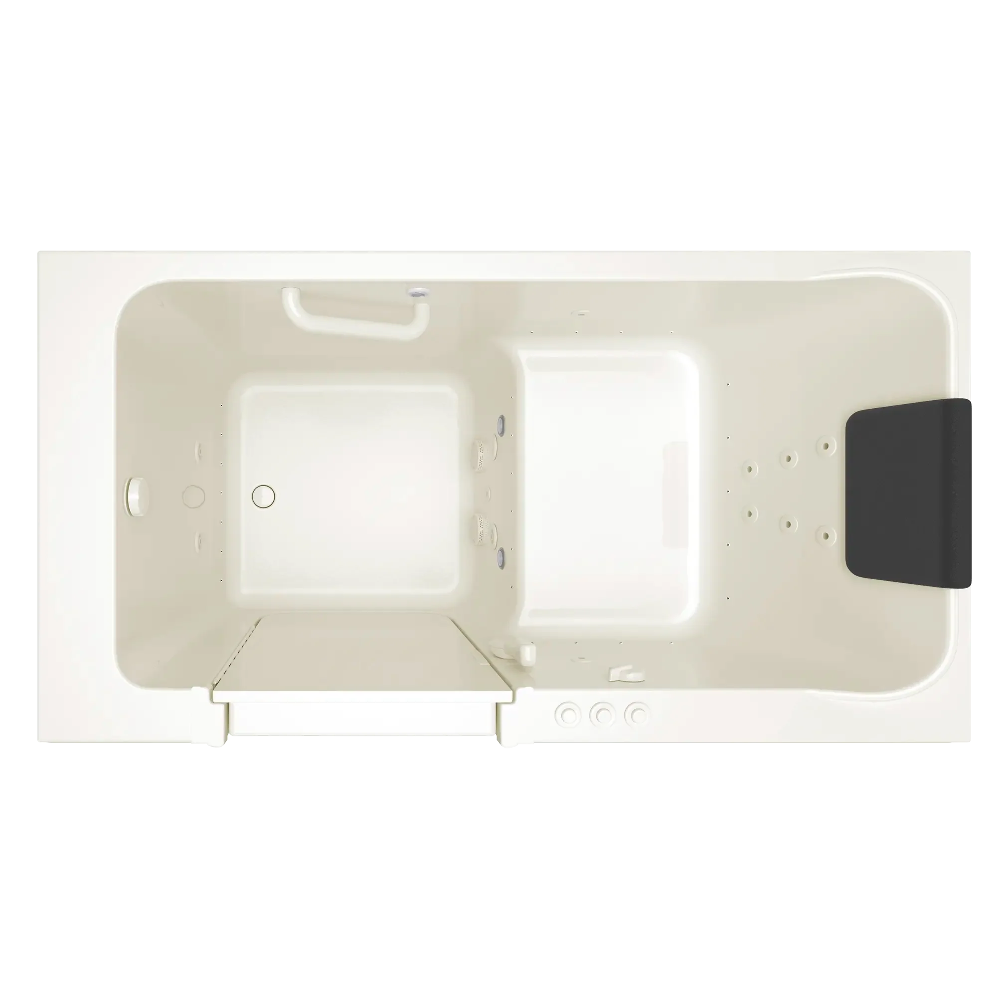 32 x 60 Inch Acrylic Walk-in Bathtub with Air Spa & Whirlpool System - Left Hand Drain | Luxury Walk in Tub for Elderly & Mobility Accessible Bathing | Perfect for Arthritis Pain Relief & Relaxation at Home