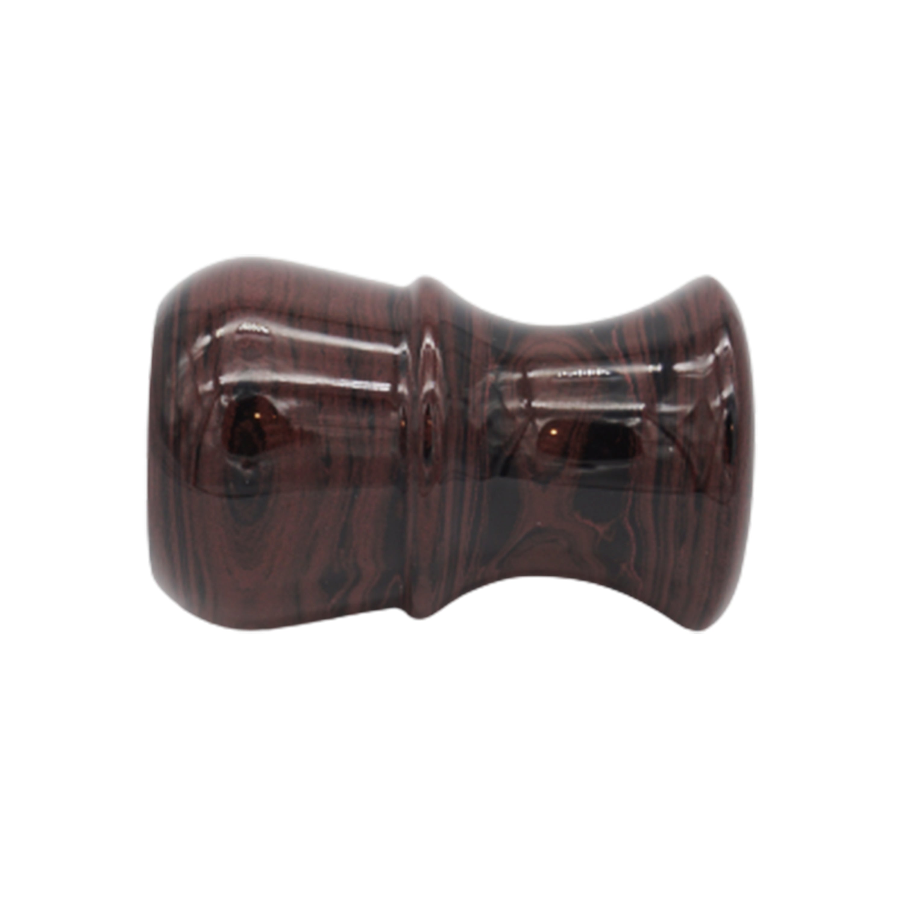 Premium Handmade Raspberry Ebonite Shaving Brush Handle - Compatible with 24mm & 26mm Knots - Perfect for Wet Shaving & Barber Shop Grooming