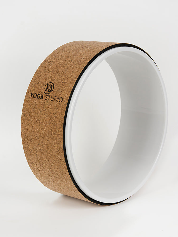 Premium Cork Yoga Wheel for Back Stretching & Flexibility - Eco-Friendly Yoga Prop for Home & Studio Workouts - Perfect for Yoga, Pilates & Mobility Training