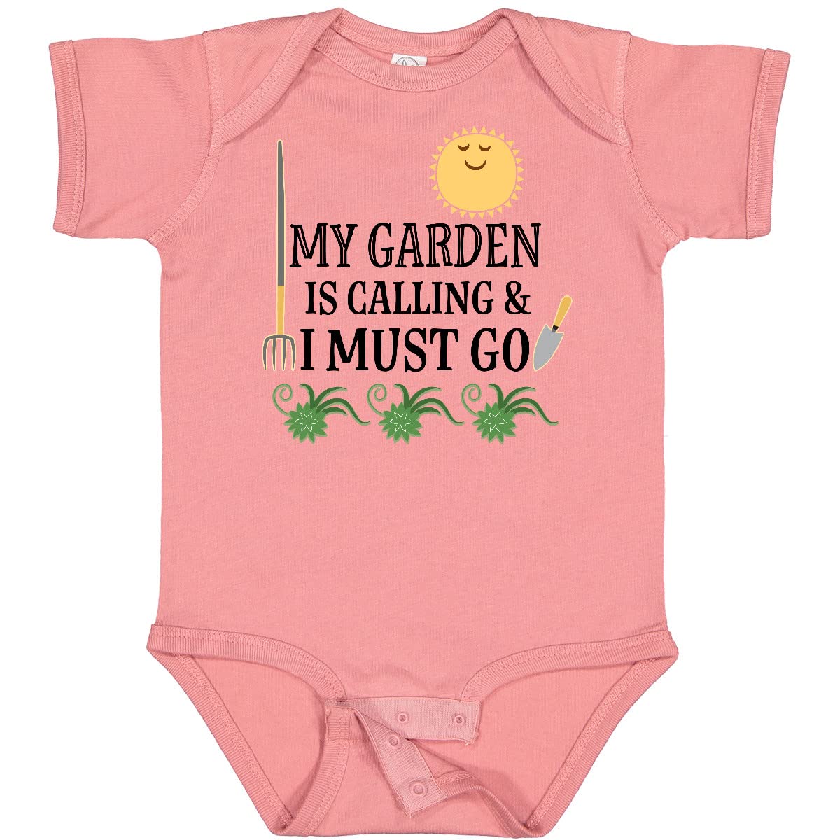 Inktastic Funny Gardening Baby Bodysuit - Cute Garden-Themed Outfit for Infants - Perfect for Outdoor Play, Family Photos & Gardening Enthusiasts