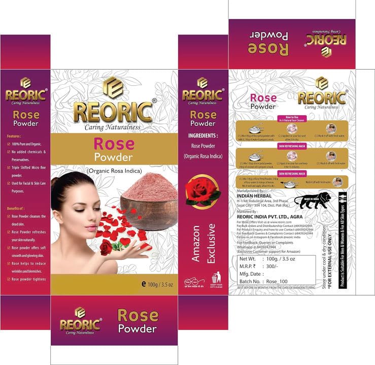 Organic Kasturi Turmeric Powder, Orange Peel Powder & Rose Powder - Curcuma Aromatica, Jangli Haldi, Kasthuri Manjal for Glowing Skin | Natural Face Mask Ingredients for Brightening, Acne Treatment & Anti-Aging | DIY Beauty Care Pack of 3