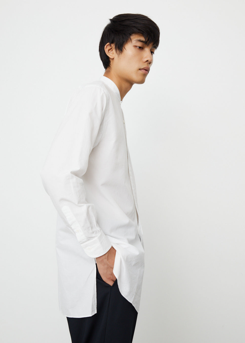Men's Casual Band Collar Shirt - Slim Fit Short Sleeve Button Up Shirt for Summer | Perfect for Beach, Office & Date Night Outfits