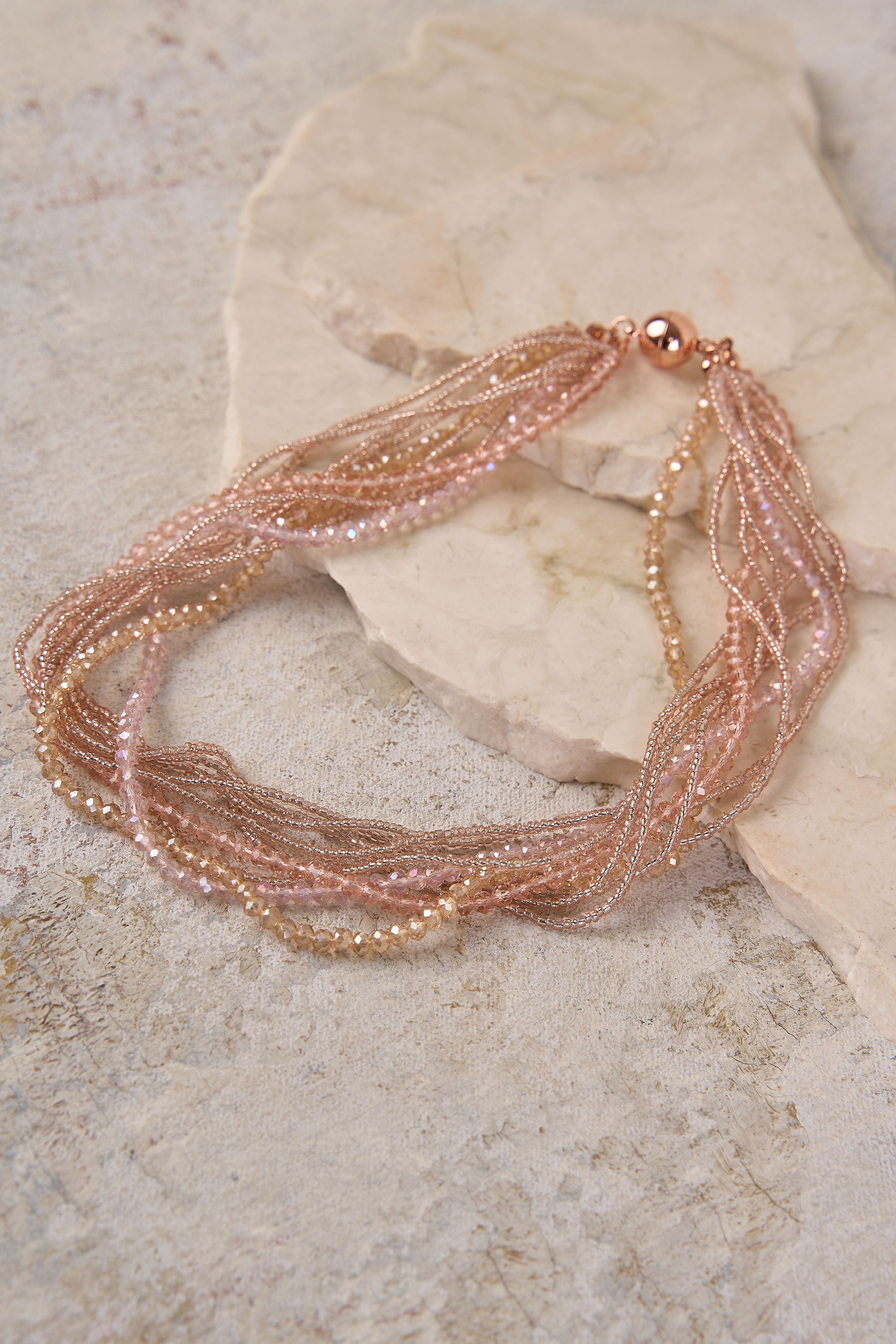 Ava Twist Necklace - Elegant Gold Plated Layered Chain Necklace for Women - Perfect for Date Night, Weddings & Everyday Wear