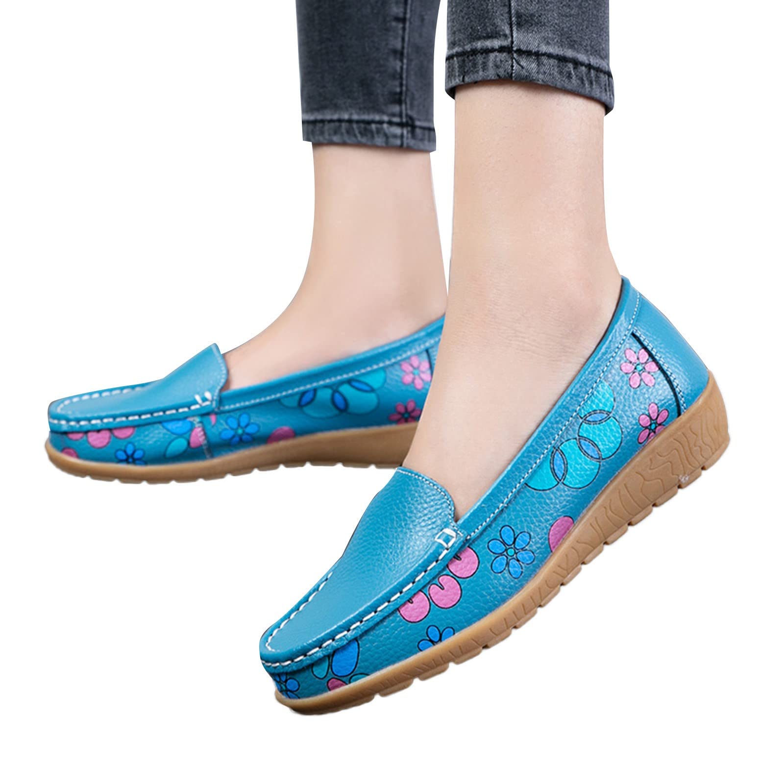 Women's Comfortable Dressy Flats - Wide Width Loafers with Arch Support for Nurses, Work & Casual Wear | Perfect for Office, Walking & Daily Use