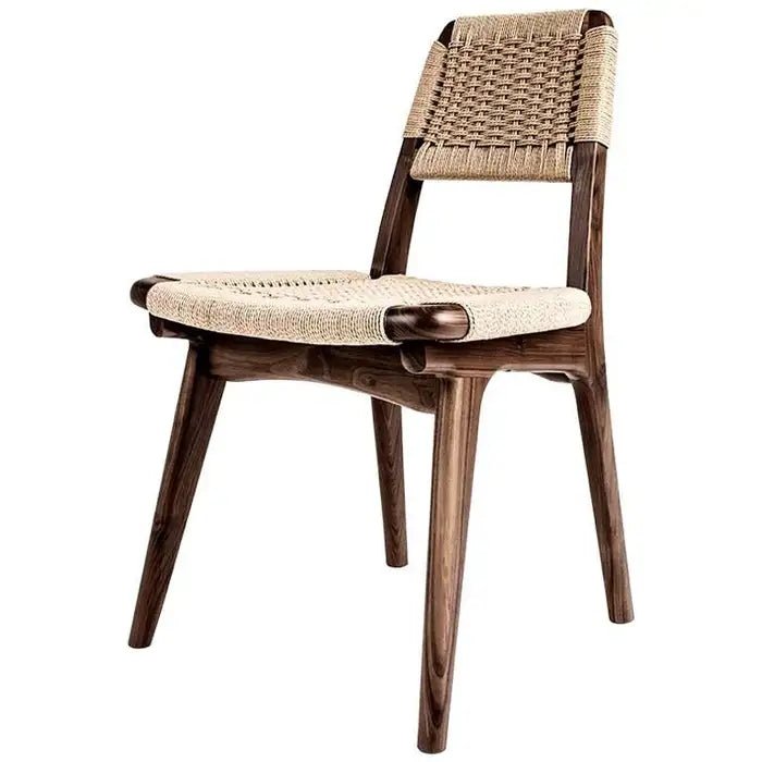 Handmade Woven Danish Cord Dining Chair - Mid Century Modern Design | Stylish & Comfortable Seating for Dining Room, Kitchen, or Office