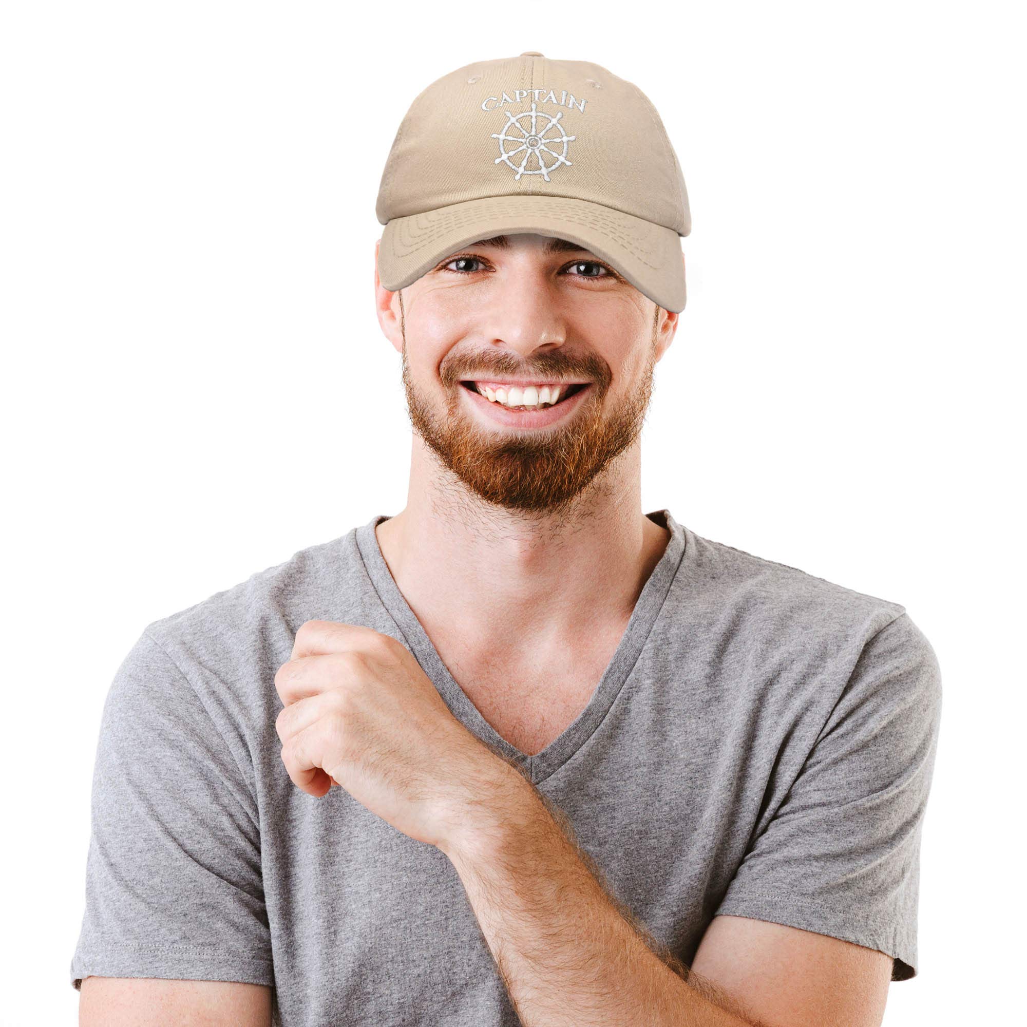 DALIX Captain Hat - Sailor Baseball Cap for Men & Women - Navy Blue Boating & Sailing Accessory - Perfect for Nautical Events, Costumes, and Outdoor Activities