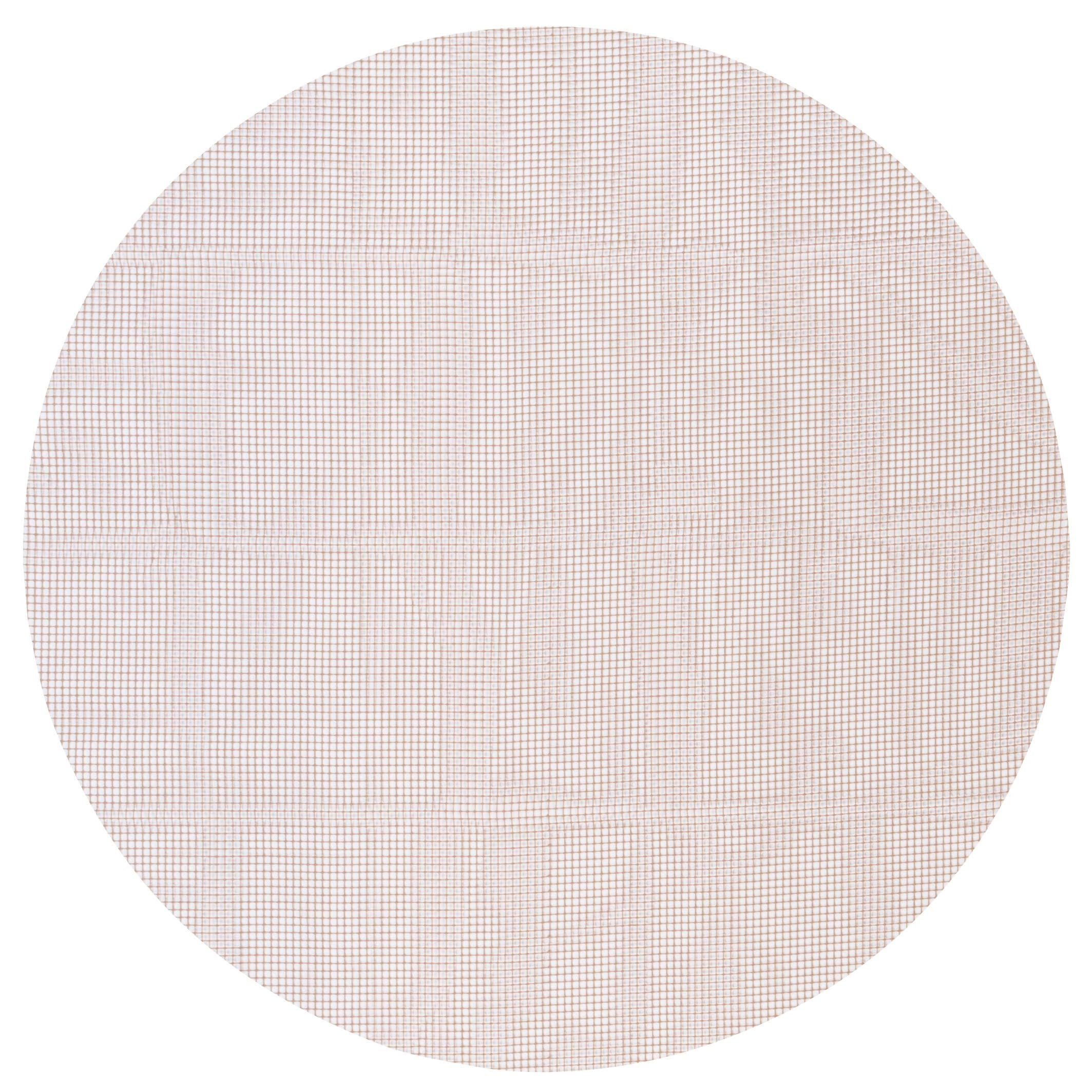 Non-Slip Outdoor Rug 8-Feet Round - Waterproof, Durable Grip Backing for Patio, Deck, Poolside - Perfect for Backyard, Garden, and Outdoor Entertaining Areas