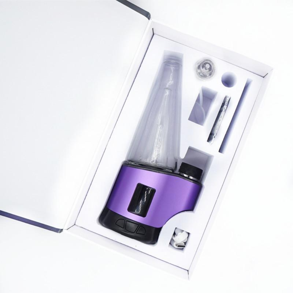 HATO H2 Electric Dab Rig & Wax Vaporizer Kit - 2800mAh Rechargeable Battery for Concentrates - Perfect for Home Use, Travel & On-the-Go Dabbing