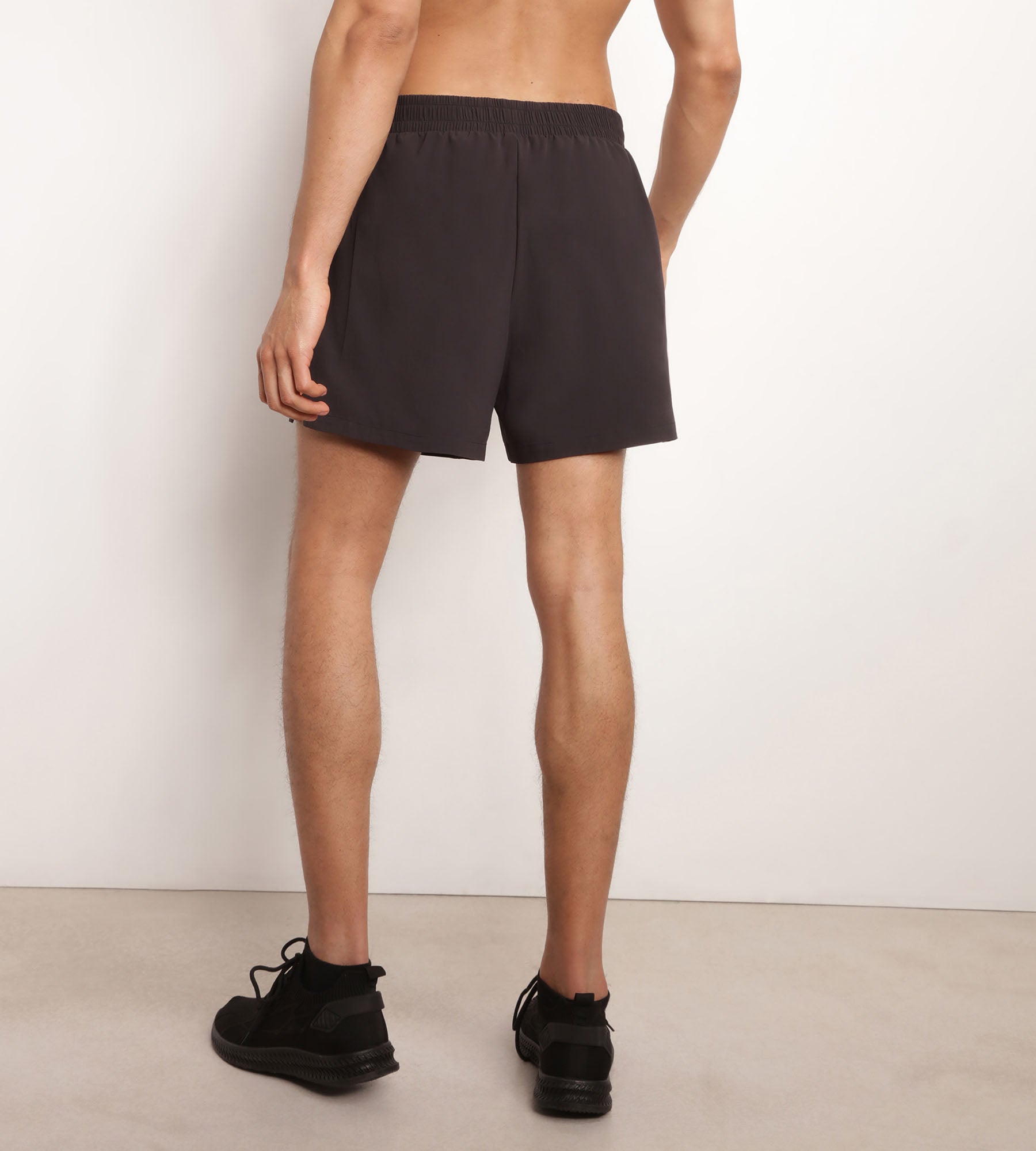 Men's Breathable Sport Shorts - Black Dim Move - Perfect for Running, Gym & Outdoor Workouts