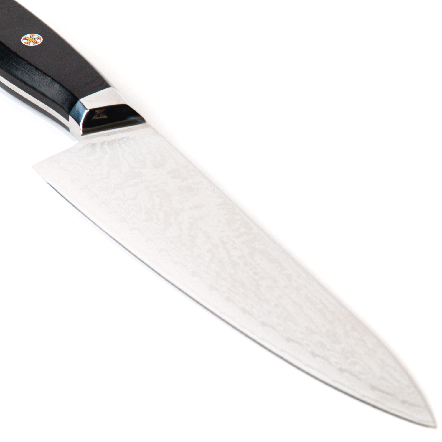 Premium Ergon 8 Japanese Damascus Steel Chef Knife with G10 Handle - Professional Kitchen Knife for Sushi, Meat Cutting & Food Preparation