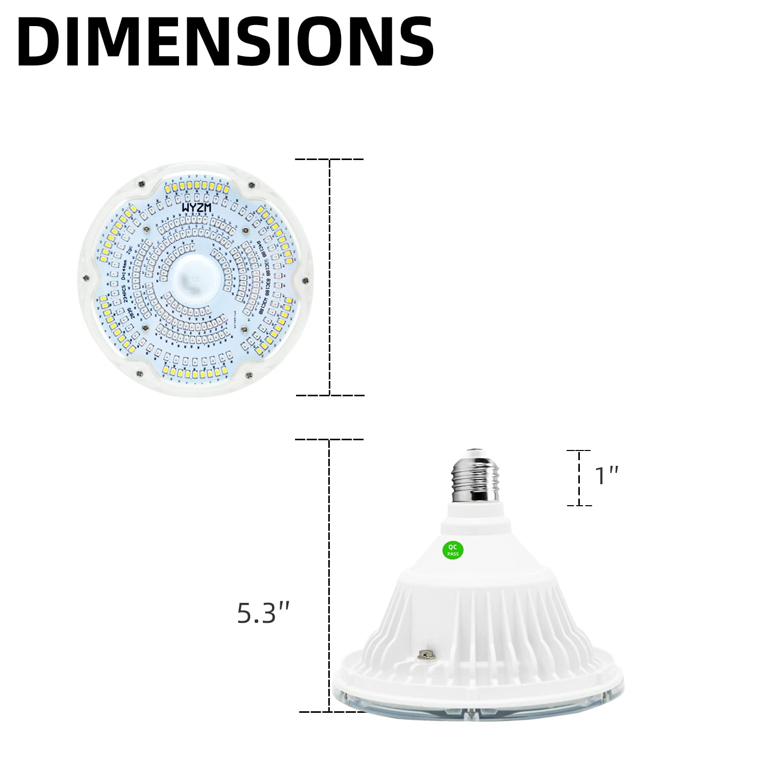 WYZM 40W LED Pool Light Bulb with Remote Control - IP68 Waterproof, 120V, Compatible with Pentair & Hayward Inground Swimming Pool Lights - Perfect for Backyard, Garden, and Landscape Lighting