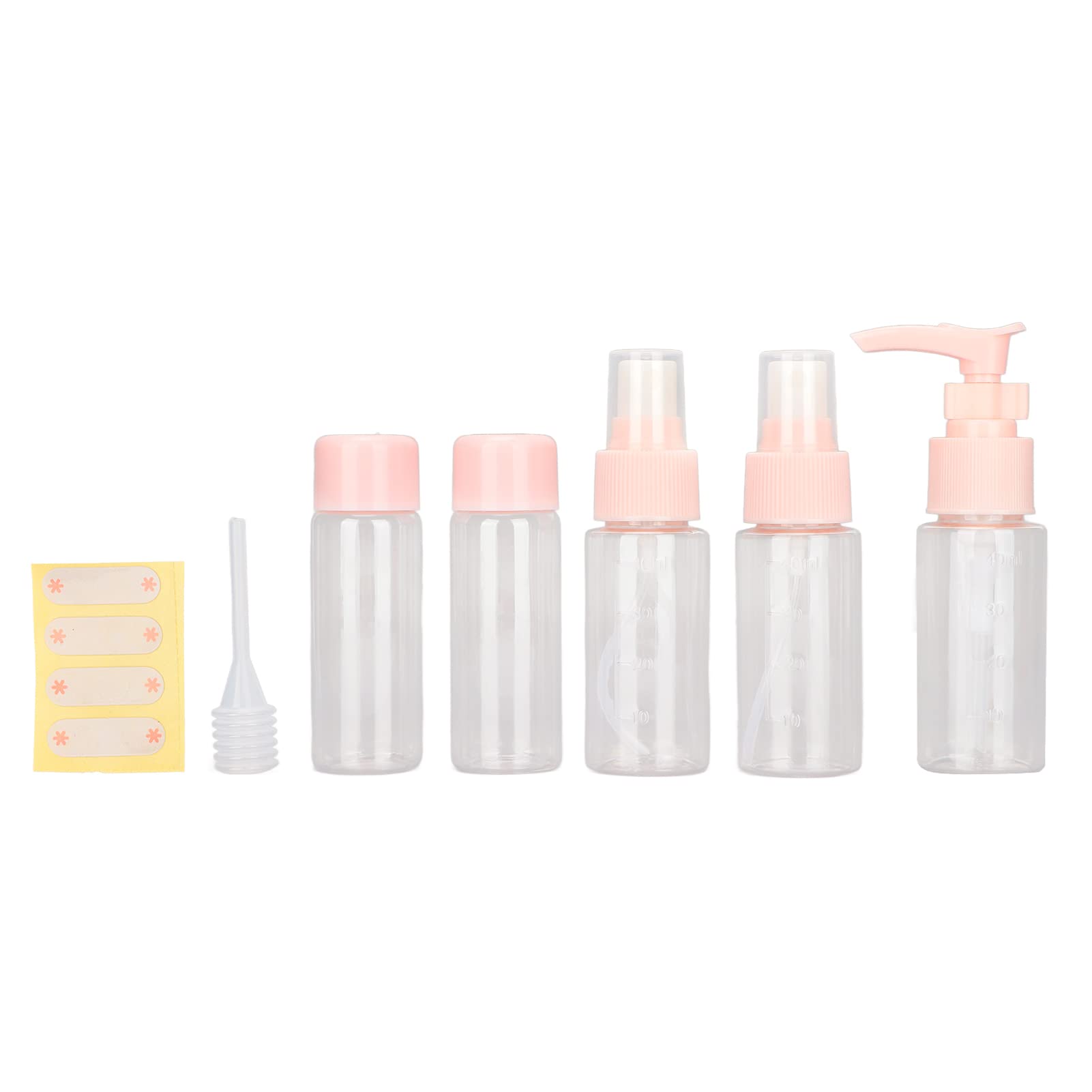 Leak-Proof Travel Toiletry Bottles Set - 3oz TSA Approved Empty Containers for Shampoo, Lotion, Makeup & Alcohol | Perfect for Airplane Carry-On, Gym & Vacation Essentials