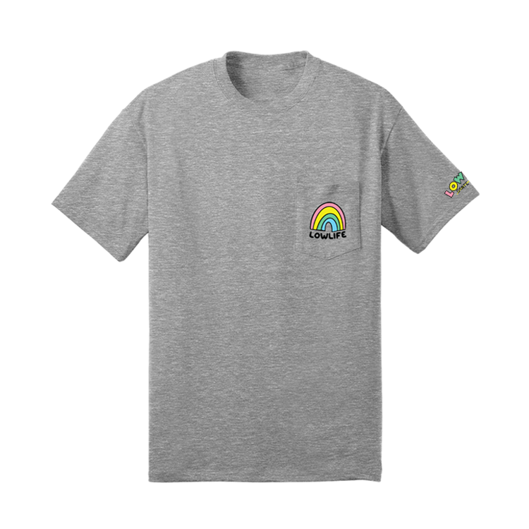 Rainbow Pocket T-Shirt for Men & Women | Soft Cotton Casual Tee | Perfect for Summer, Outdoors & Everyday Wear