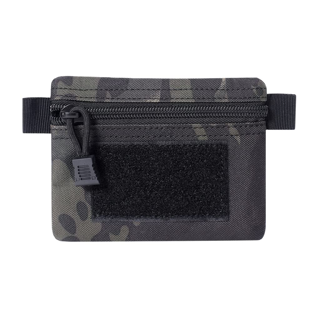 Waterproof MOLLE Pouch Wallet - Compact EDC Waist Bag for Camping, Hiking & Travel | Portable Zippered Tool Organizer for Outdoor Adventures & Tactical Gear Storage