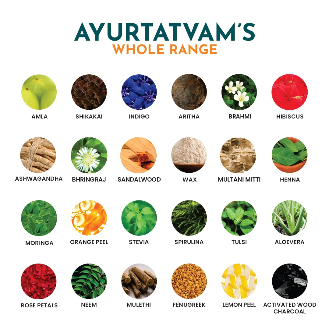 Ayurtatvam Natural Amla Powder 100g (Indian Gooseberry) - Organic Hair Growth & Skin Care Treatment | Reduces Hair Fall, Stimulates Growth & Exfoliates Dead Skin Cells | Perfect for DIY Hair Masks, Face Scrubs & Ayurvedic Beauty Routines