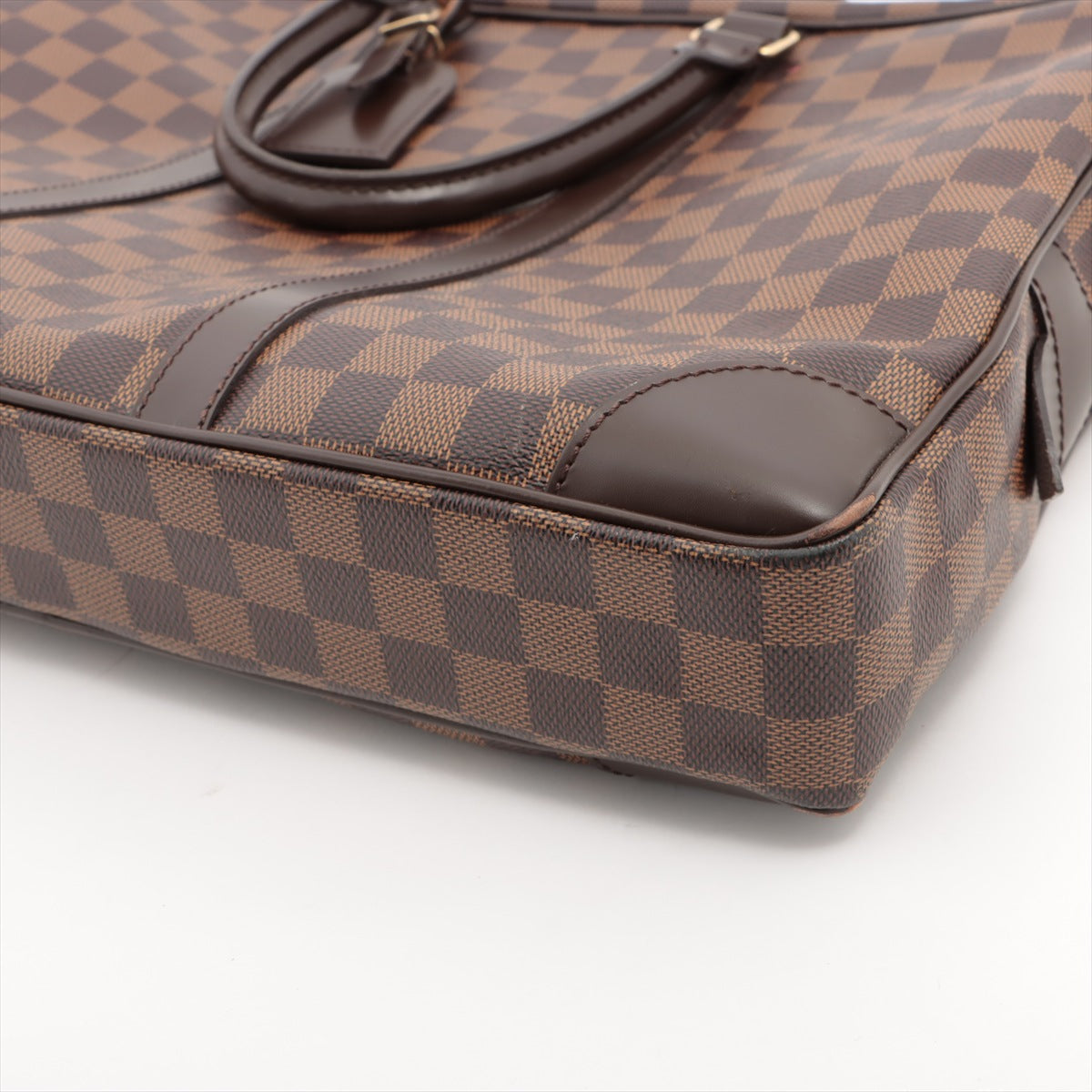 Louis Vuitton Damier Ebene Porte Documents Voyage Business Briefcase - Luxury Leather Portfolio for Work & Travel | Professional Office Accessory & Stylish Carry-On Bag