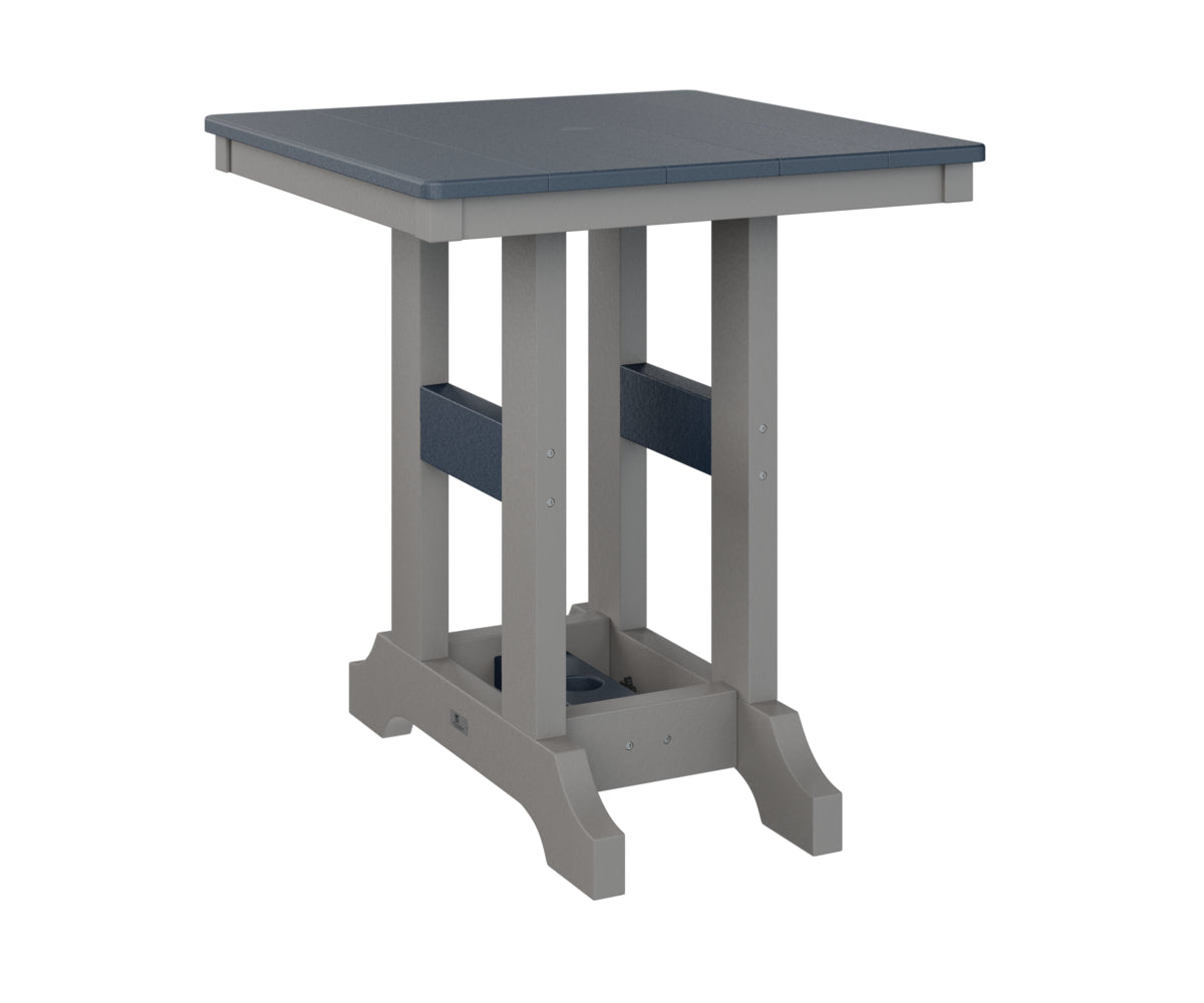 Berlin Gardens Garden Classic 28 Inch Square Table - Counter Height Outdoor Dining Table for Patio, Deck, and Backyard Gatherings