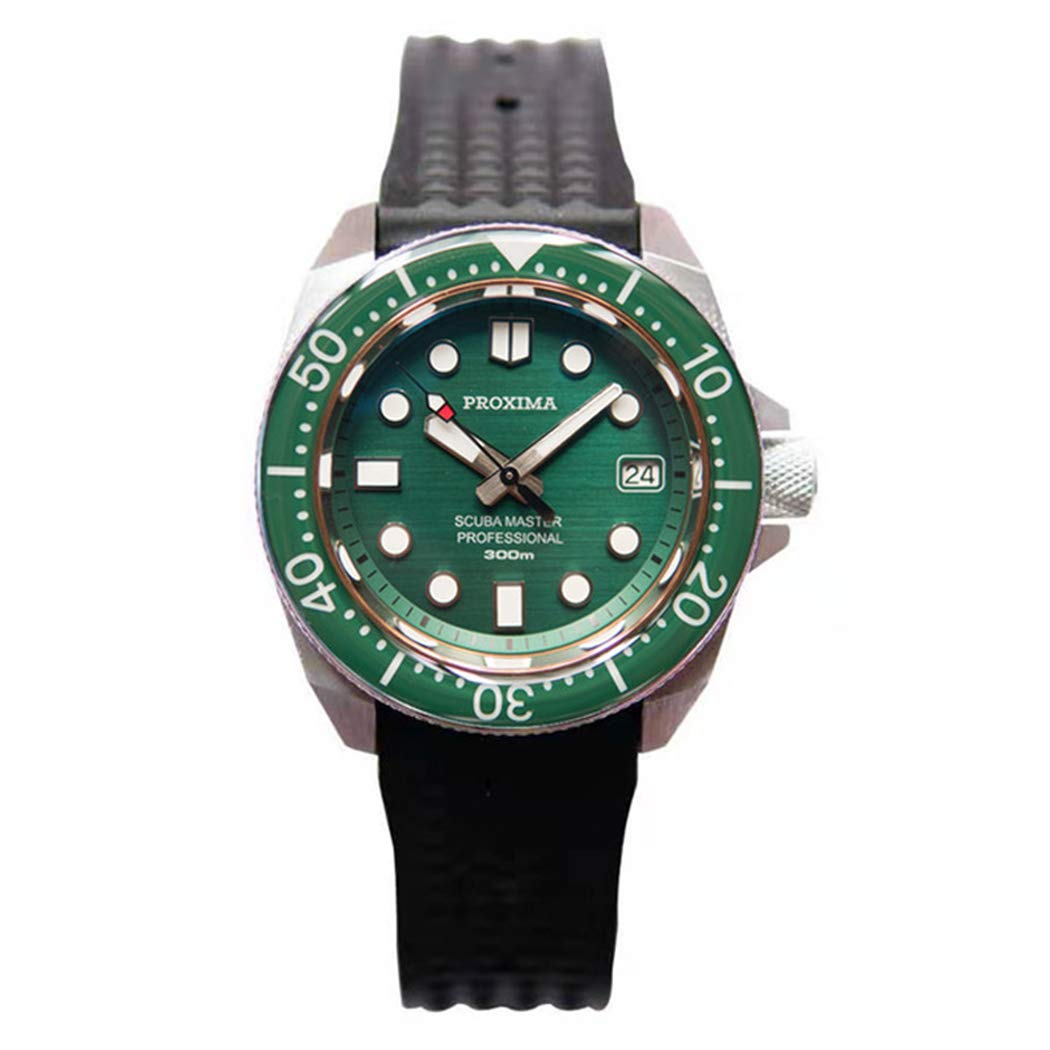 PROXIMA Men's Automatic Dive Watch - Self-Winding Mechanical Wristwatch, 30Bar Waterproof Luxury Sports Watch with BGW9 Luminous & Sapphire Crystal (62Mas Style) - Perfect for Scuba Diving, Swimming and Outdoor Adventures