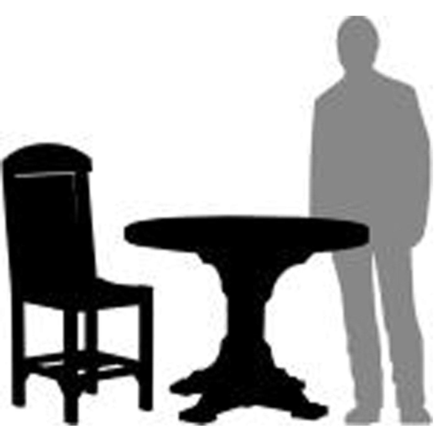 Eco-Friendly Recycled Plastic Island Side Chair with Cup Holder - Durable Outdoor & Indoor Dining, Patio, Poolside, and Beach Seating
