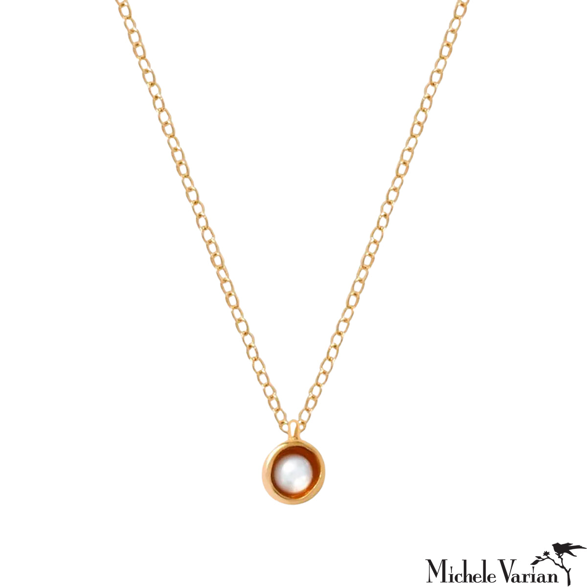 Elegant Gold Pearl Tag Necklace for Women - Dainty Layering Jewelry for Everyday Wear & Special Occasions
