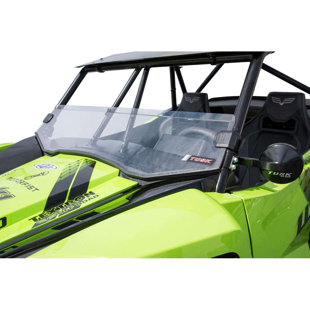 TUSK Removable Half Windshield Clear for Arctic Cat Wildcat XX 2020-2021 - Durable ATV Windshield for Off-Road Protection & Adventure Riding
