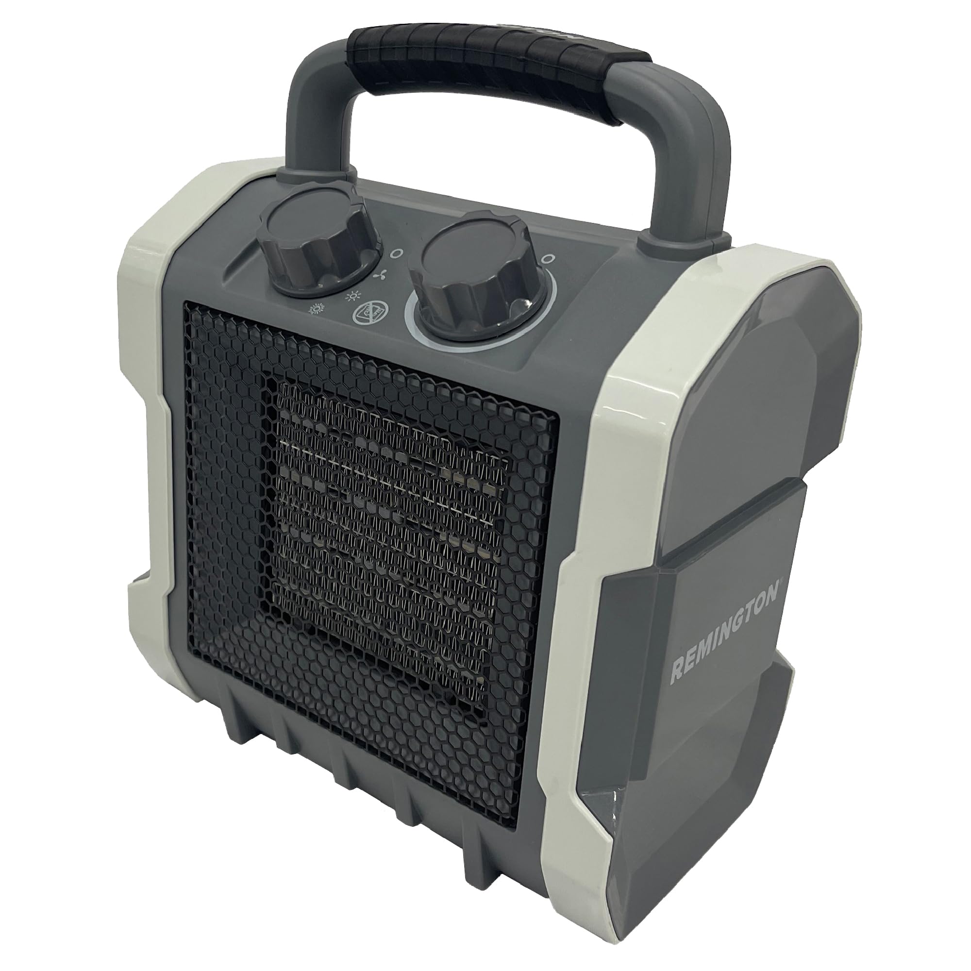 1500W Heavy-Duty Portable Electric Space Heater for Garage, Workshop & Jobsite - Fast Heating, Overheat Protection, REM-222A-120 - Perfect for Construction Sites, Basements & Large Cold Spaces