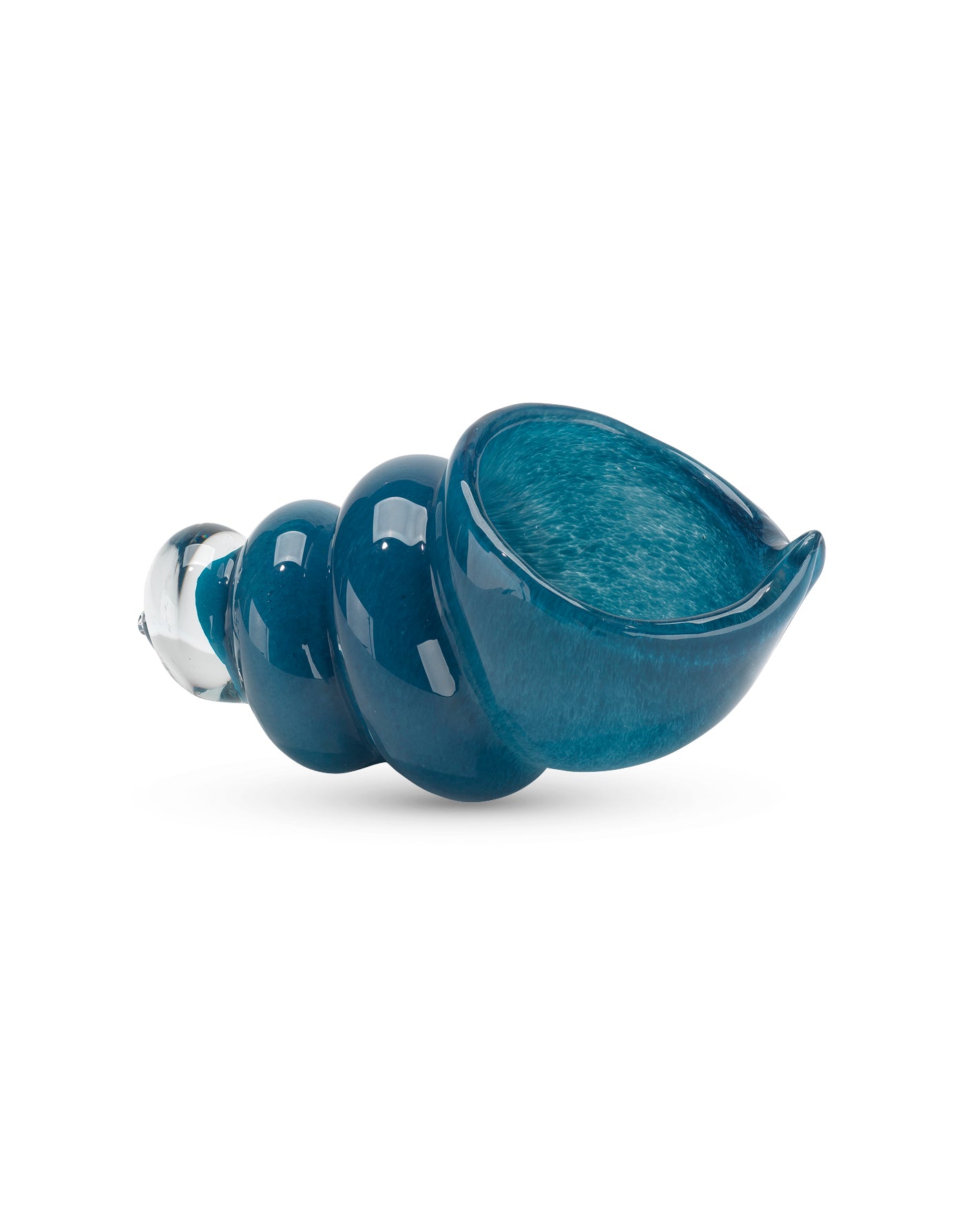 Ariel Shells (Set of 2) - Blue Ceramic Decorative Seashells for Beach Themed Home Decor, Bathroom, or Coastal Wedding Centerpieces