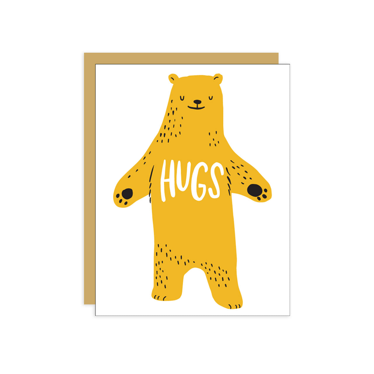 Bear Hug Greeting Card - Heartwarming Birthday, Anniversary & Thank You Card - Perfect for Friends, Family & Loved Ones