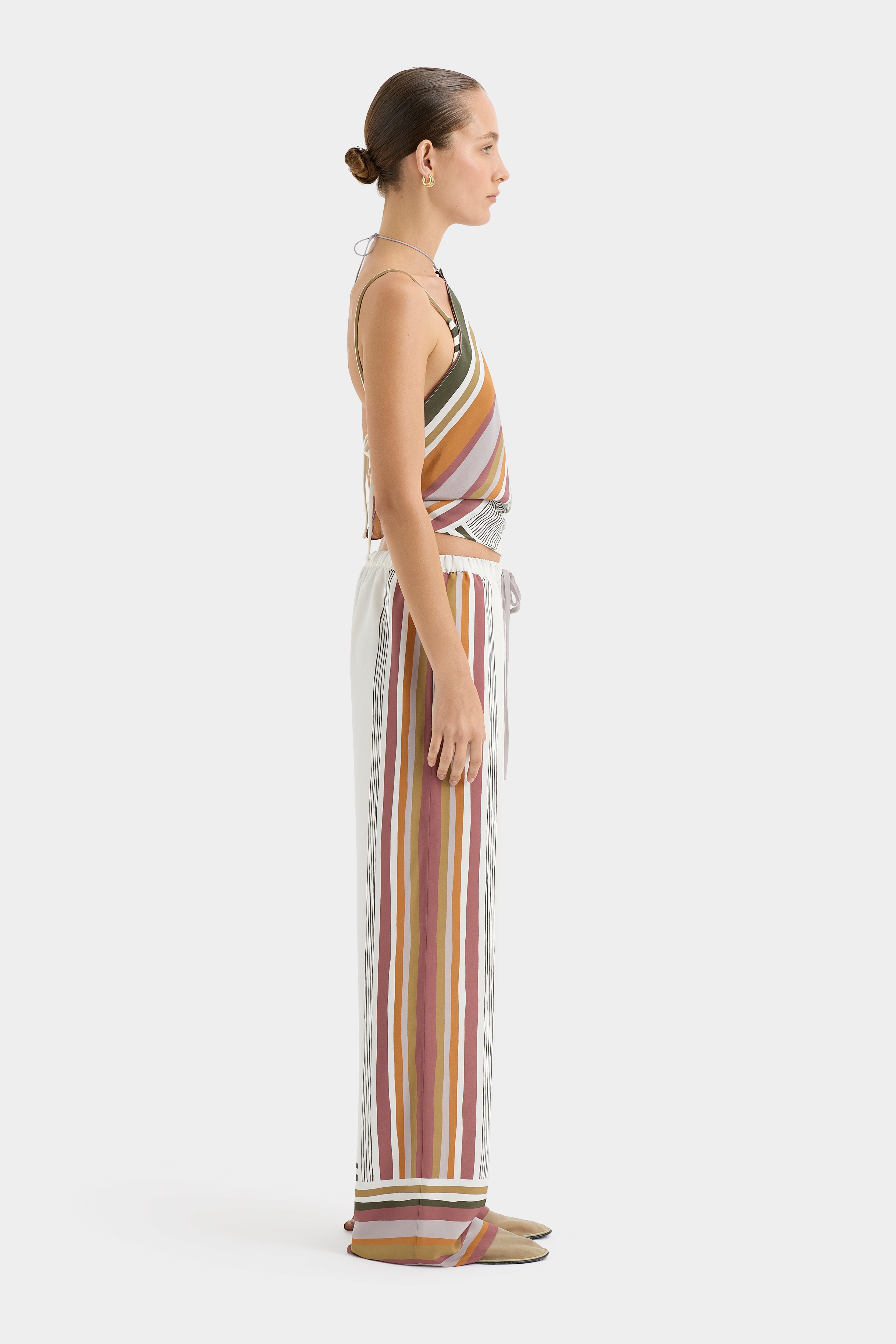 Caprera Pant Milazzo Stripe - Women's Casual Striped Pants for Work, Travel & Everyday Wear | Comfortable & Stylish Trousers