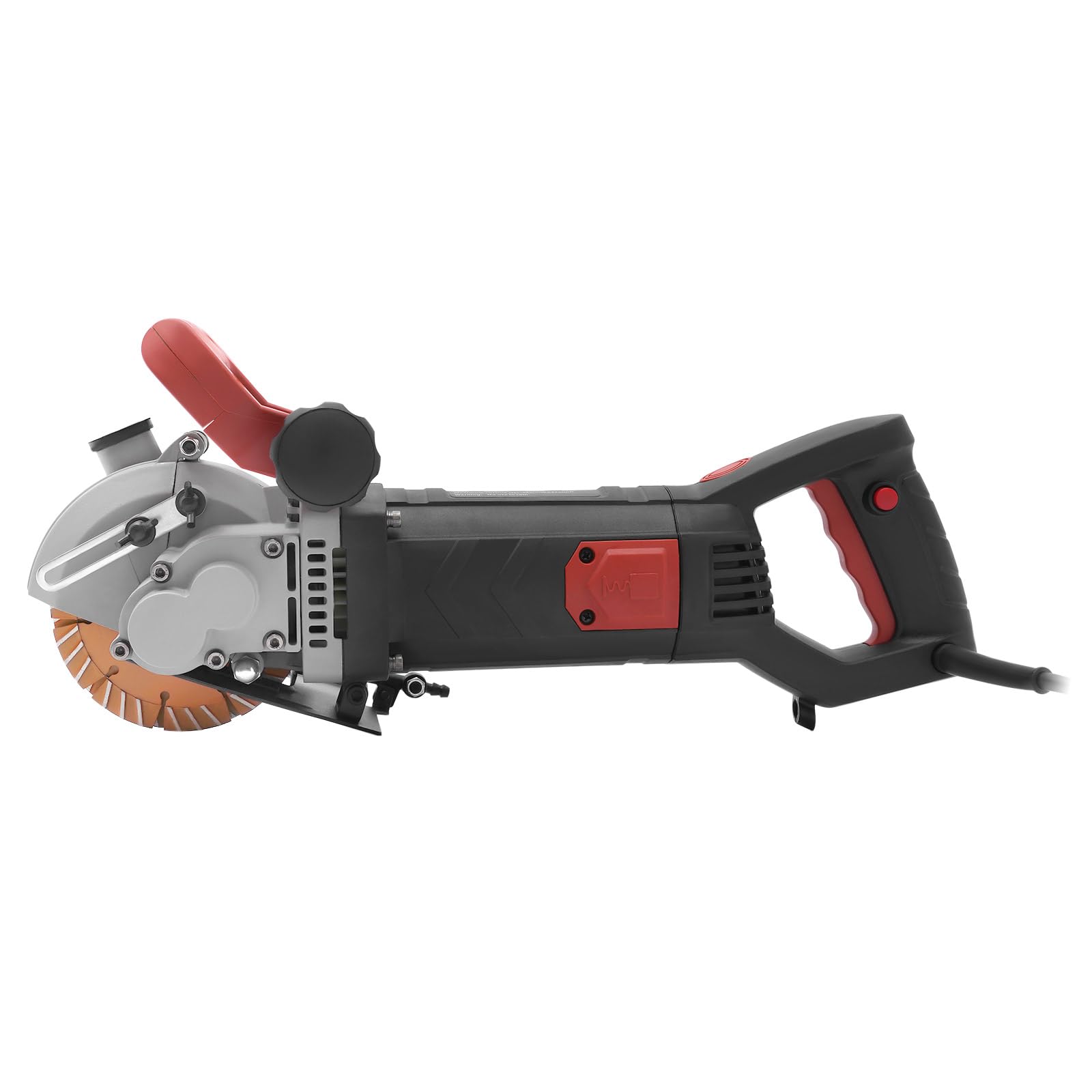 4800W Electric Wall Chaser Concrete Cutter - 5 Blades Handheld Groove Cutting Machine with 1.65
