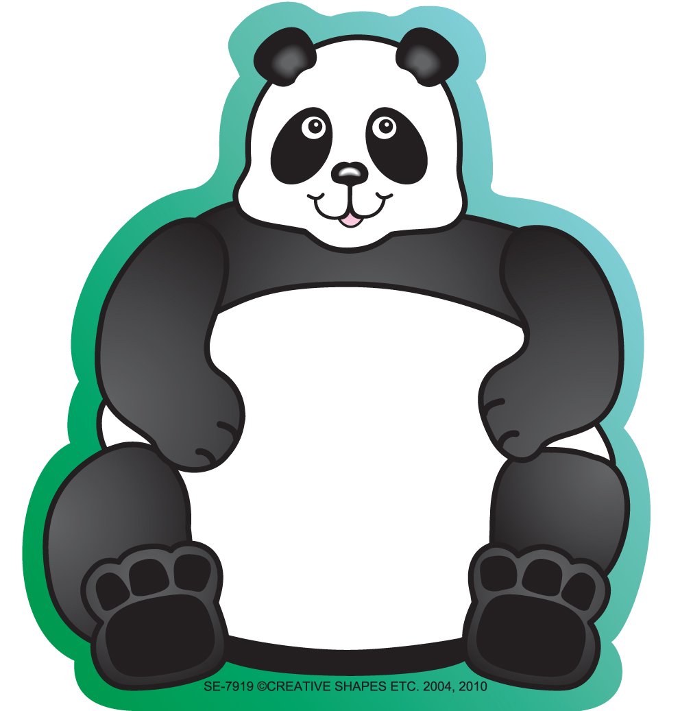 SHAPES ETC. Panda Mini Notepad - Cute Animal Design Pocket Notebook for Notes, Lists & Journaling - Perfect for School, Office & Travel
