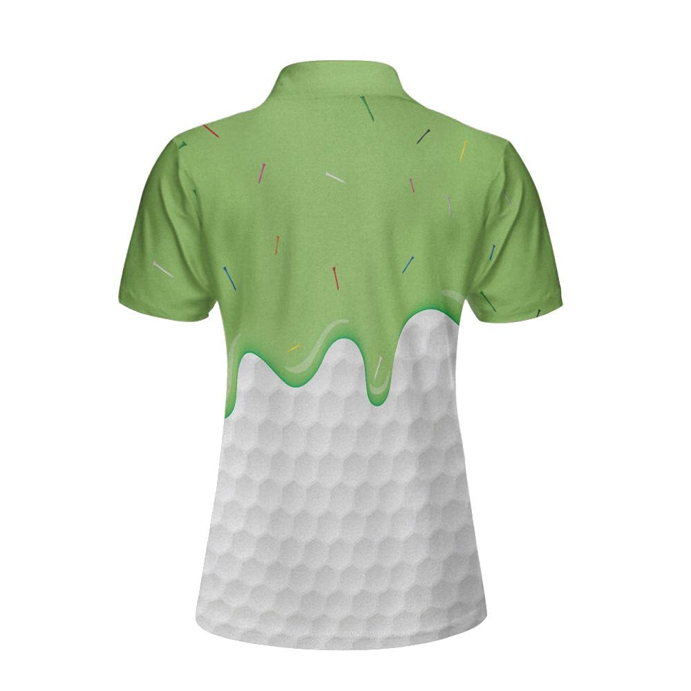 HYPERFAVOR Women's Quick-Dry Short Sleeve Golf Polo Shirt - Breathable Green Golf Top for Ladies - Perfect for Golfing, Tennis & Outdoor Activities