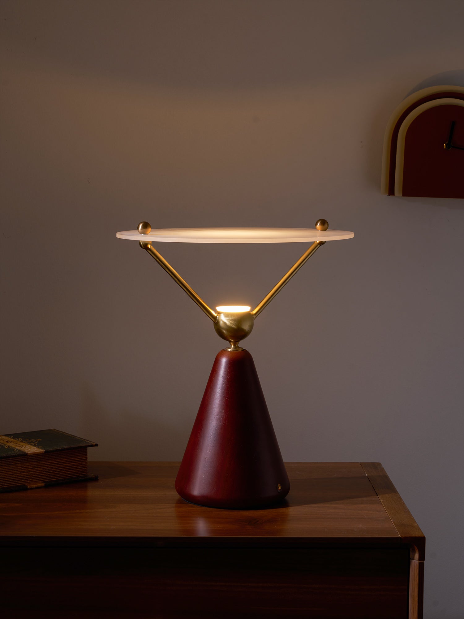 Equoray Modern LED Table Lamp - Adjustable Brightness, USB Charging Port, Touch Control for Bedroom, Office & Living Room - Perfect for Reading, Working & Relaxing