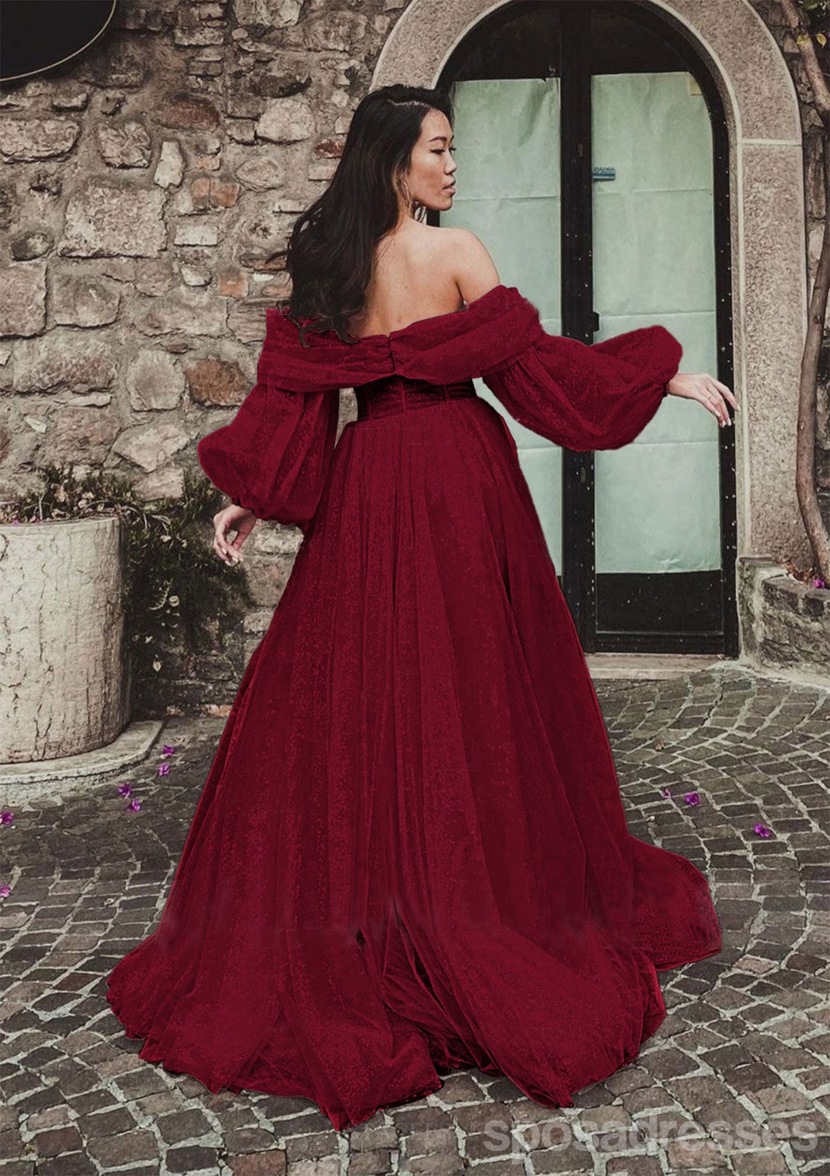 Elegant A-Line High Slit Long Prom Dresses for Women - Affordable Formal Evening Gowns,13260 | Perfect for Homecoming, Prom Night, and Special Occasions