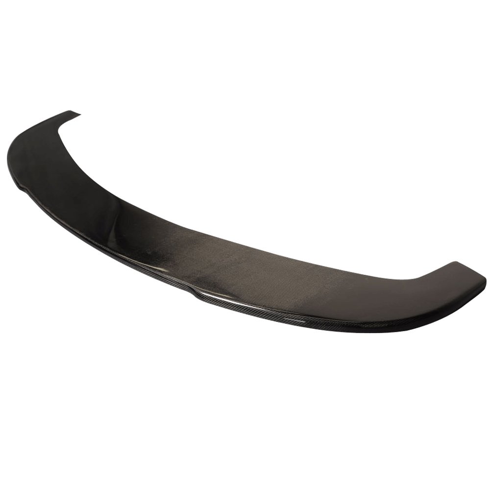 IKON MOTORSPORTS Custom H-Style Carbon Fiber Front Bumper Lip Spoiler for 2004-2010 BMW E60 5 Series | High Gloss Black CF Splitter | Aggressive Styling & Enhanced Aerodynamics | Perfect for Car Shows & Performance Upgrades