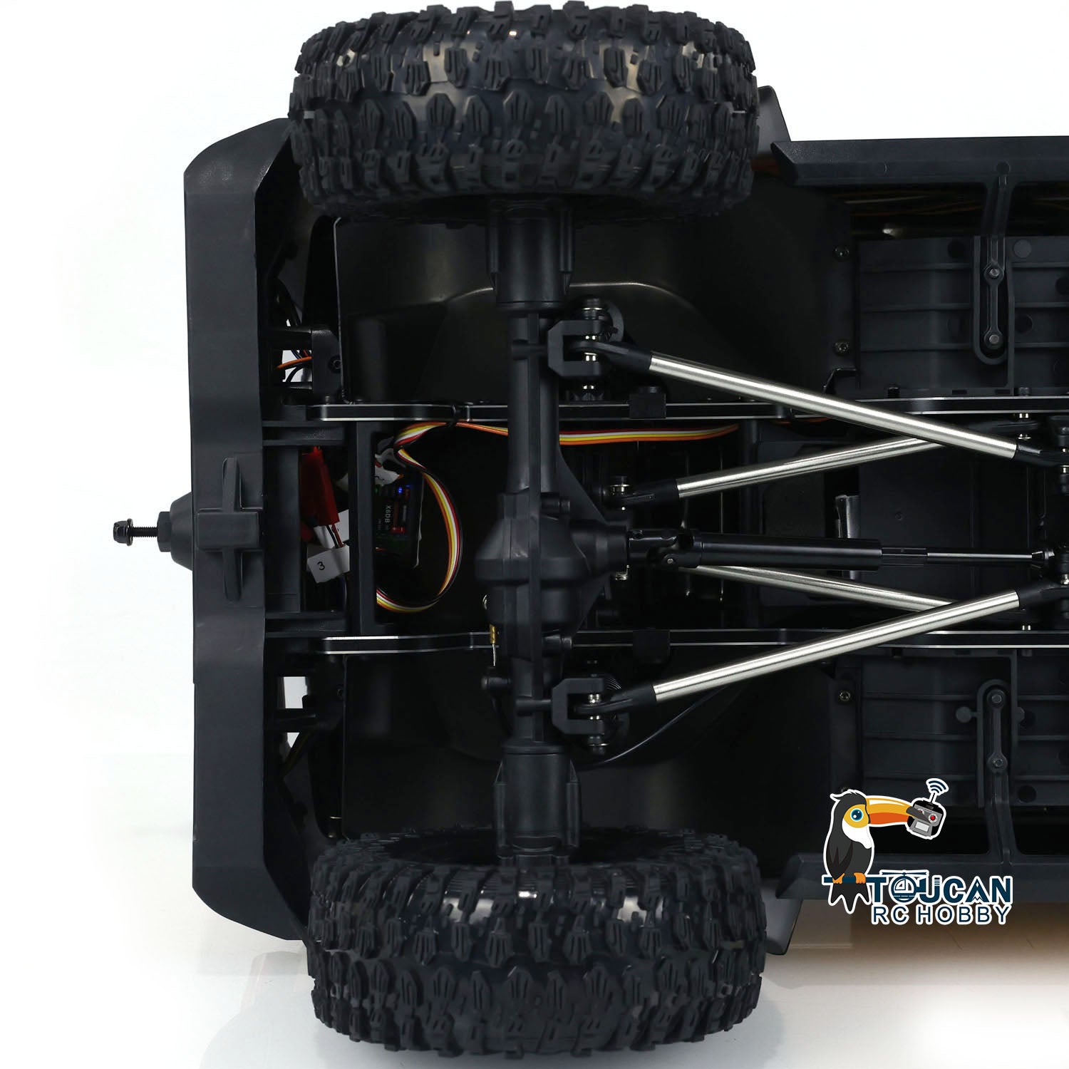 YK4083 V3 1/8 Scale 4WD RC Rock Crawler Off-Road Truck with Servo Motor & ESC - Remote Control Hobby Car for Trail Climbing and Outdoor Adventure