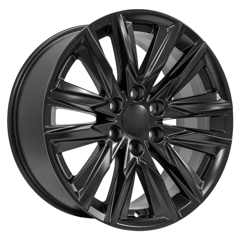 20 Inch Black Replacement Wheel for Cadillac Escalade - CA91 Replica Rim 20x9 - Perfect for Off-Roading & Luxury SUV Upgrades