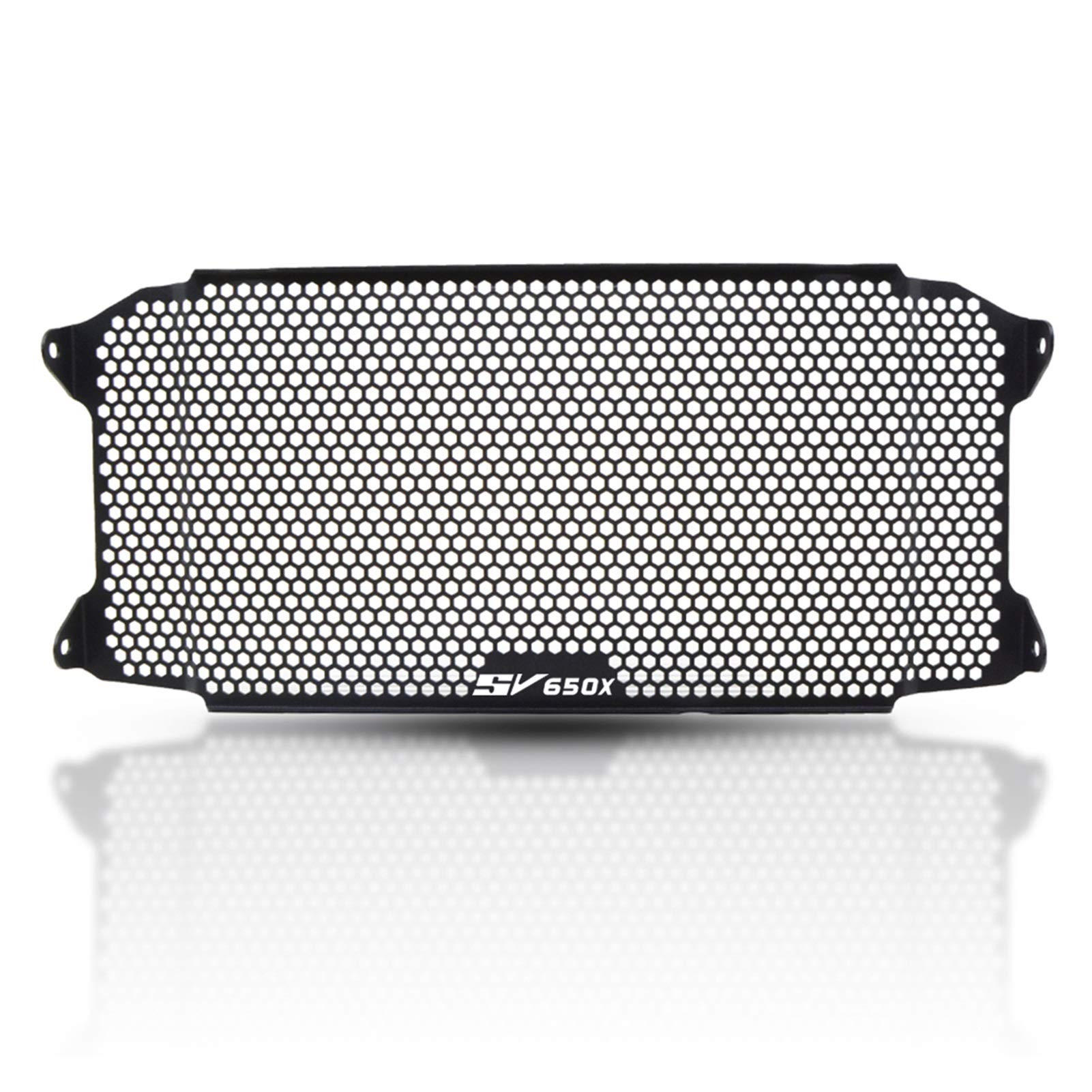 Premium Motorcycle Radiator Grille Guard for Suzuki SV650/SV650X (2016-2020) - Heavy Duty Aluminum Mesh Protection Cover (QYGX888-2 Black) - Perfect for Off-Road, Commuting & Long-Distance Riding