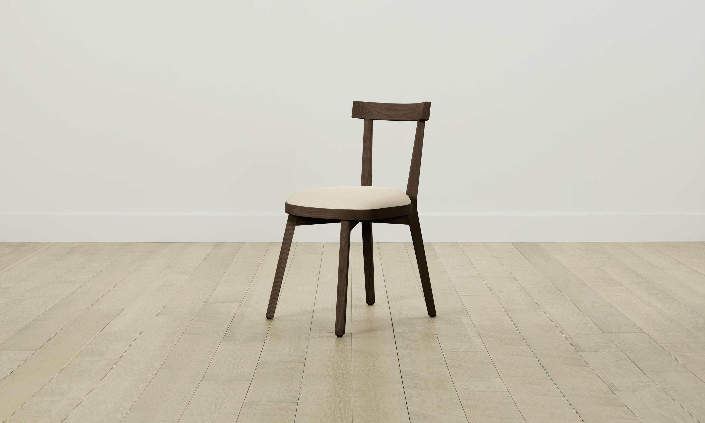 Allen Dining Chair - Premium Woven Chenille Upholstery in Desert Beige | Comfortable Modern Kitchen & Dining Room Seating for Home & Restaurant Use