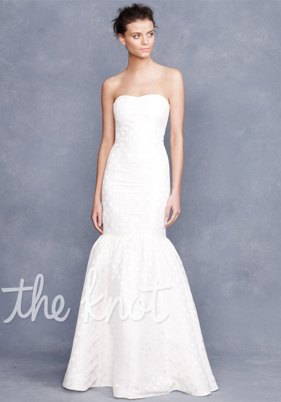 J. Crew Serena Wedding Gown - Elegant Lace Bridal Dress for Bride, Perfect for Church Ceremony & Beach Weddings